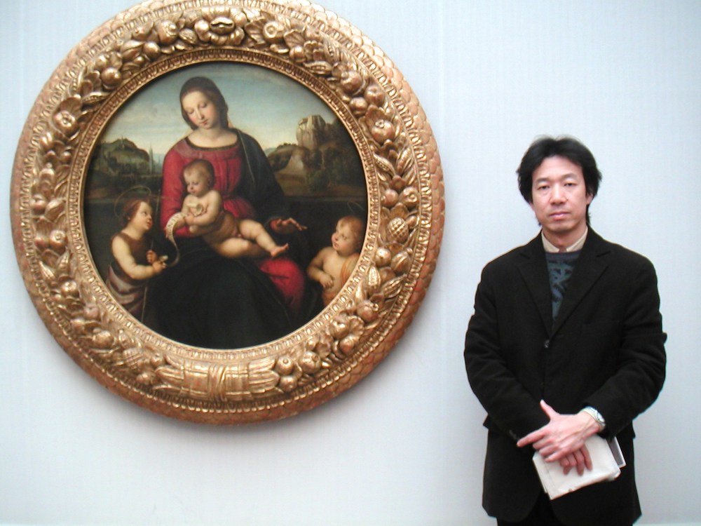 第12回 丸い画面枠の額縁 美しい驚き 泉谷淑夫の不思議な絵画世界